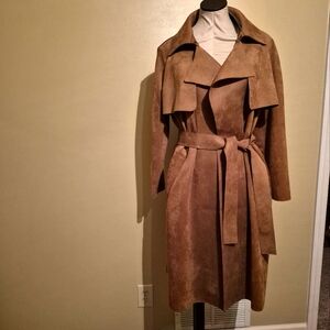 Banana Republic vegan suede jacket, petite medium